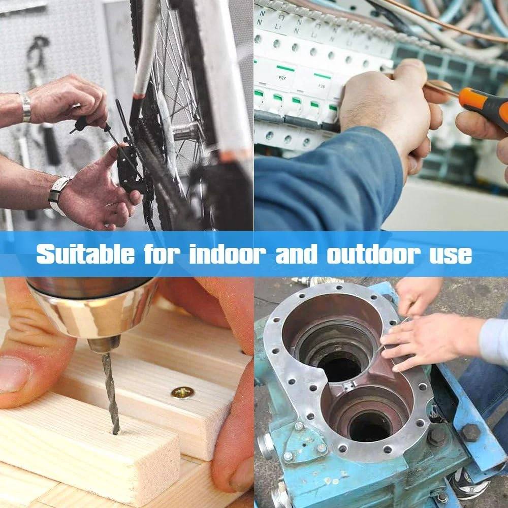 Glarks مجموعه 665 عددی پیچ و مهره و واشر فنری استیل ضد زنگ 304، M3 M4 M5 M6، سر تخت فیلیپس، رزوه کامل Glarks مجموعه 665 عددی پیچ و مهره و واشر فنری استیل ضد زنگ 304، M3 M4 M5 M6، سر تخت فیلیپس، رزوه کامل