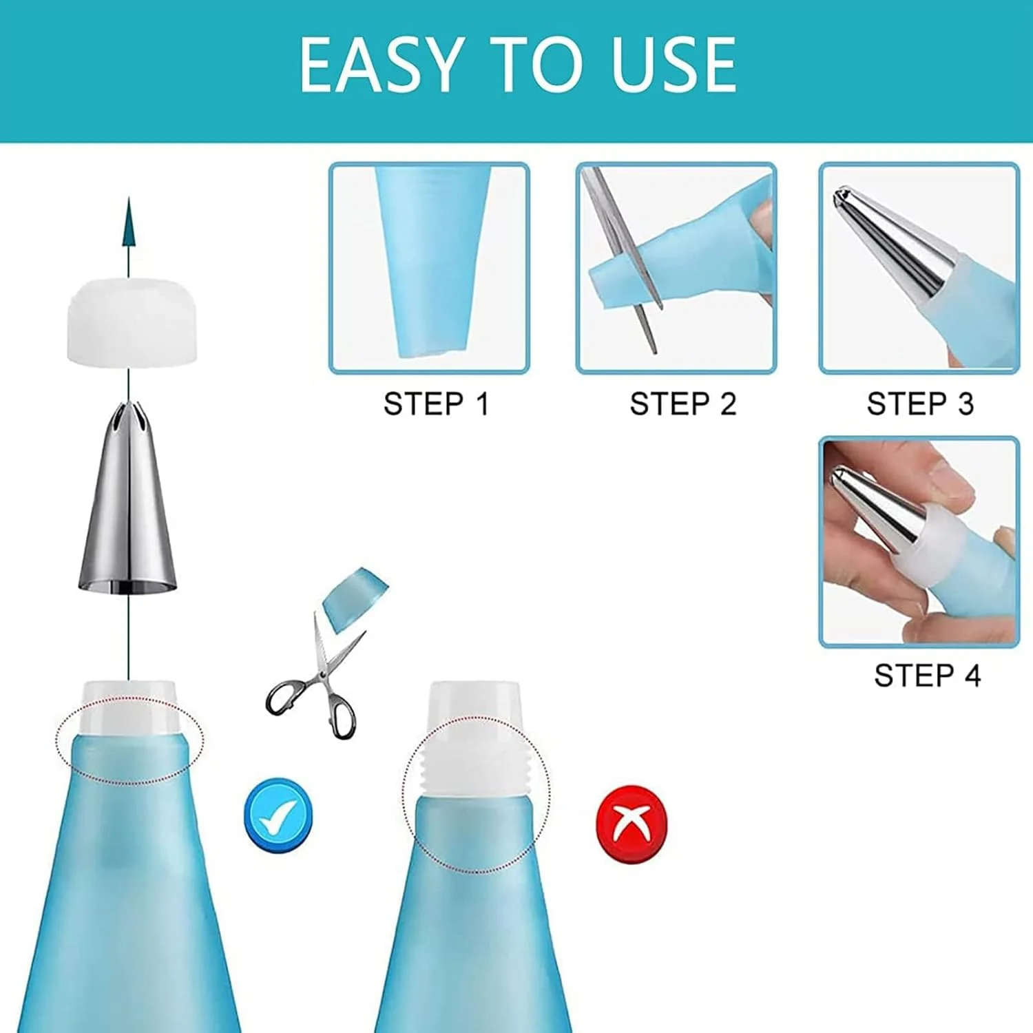 مجموعه کیسه و ماسوره قنادی خزنه، لوازم تزئین کیک برای پخت با کیسه های شیرینی پزی و ماسوره های قابل استفاده مجدد، مبدل های استاندارد، حلقه های سیلیکونی، ابزار تزئین کیک برای تزئین کوکی، کیک و کاپ کیک مجموعه کیسه و ماسوره قنادی خزنه، لوازم تزئین کیک برای پخت با کیسه های شیرینی پزی و ماسوره های قابل استفاده مجدد، مبدل های استاندارد، حلقه های سیلیکونی، ابزار تزئین کیک برای تزئین کوکی، کیک و کاپ کیک