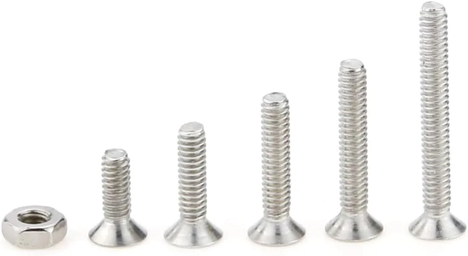 مجموعه 210 عددی پیچ و مهره استیل M2 با سر تخت و سوکت شش گوش هیلیچی - استیل ضد زنگ 304 (M2) PNJM-2