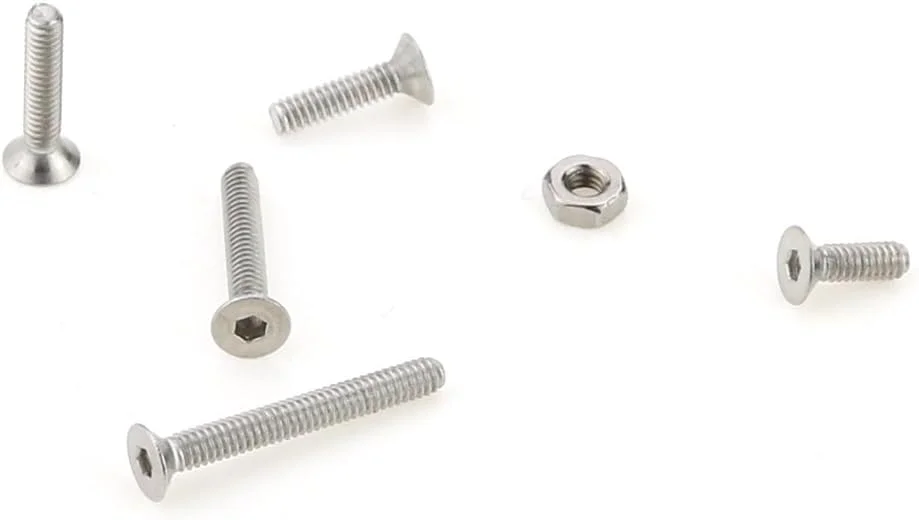 مجموعه 210 عددی پیچ و مهره استیل M2 با سر تخت و سوکت شش گوش هیلیچی - استیل ضد زنگ 304 (M2) PNJM-2