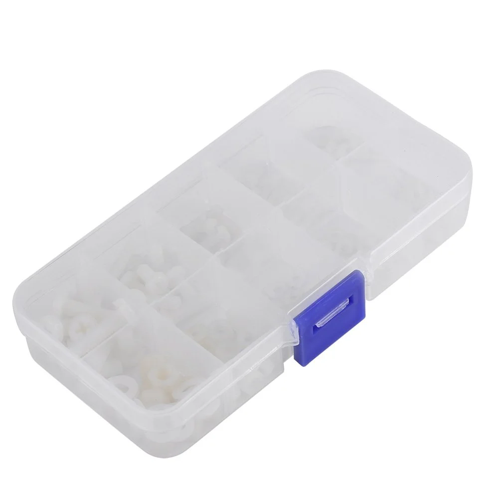 جعبه 150 عددی پیچ، مهره و واشر M2 M2.5 M3 M4 M5 به همراه جعبه نگهداری، مجموعه اتصالات مهره ای پلی آمید مناسب برای افراد مبتدی، صاحبان خانه و تعمیرکاران جعبه 150 عددی پیچ، مهره و واشر M2 M2.5 M3 M4 M5 به همراه جعبه نگهداری، مجموعه اتصالات مهره ای پلی آمید مناسب برای افراد مبتدی، صاحبان خانه و تعمیرکاران