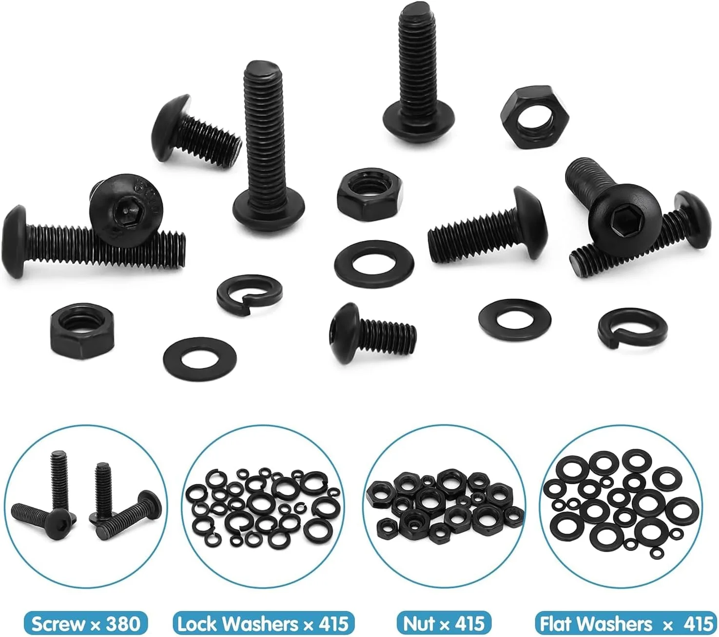 مجموعه مهره و پیچ M2 M3 M4 M5، 1625 قطعه پیچ و مهره فولادی کربنی با سر سوکت شش گوش، کیت اتصالات رزوه ای پیچ و مهره شش گوش با 4 عدد آچار آلن رایگان مجموعه مهره و پیچ M2 M3 M4 M5، 1625 قطعه پیچ و مهره فولادی کربنی با سر سوکت شش گوش، کیت اتصالات رزوه ای پیچ و مهره شش گوش با 4 عدد آچار آلن رایگان