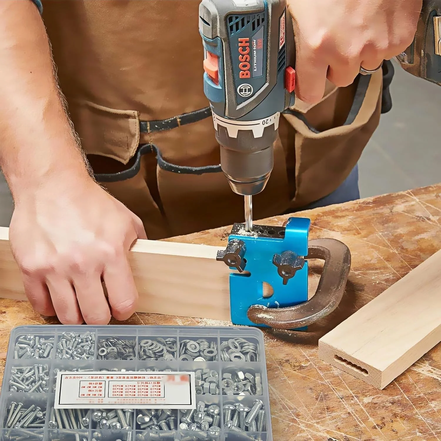 مجموعه پیچ و مهره، پیچ های فولادی کربنی M3، M4، M5، مهره ها، واشرها، همراه با جعبه نگهداری مجموعه پیچ و مهره، پیچ های فولادی کربنی M3، M4، M5، مهره ها، واشرها، همراه با جعبه نگهداری