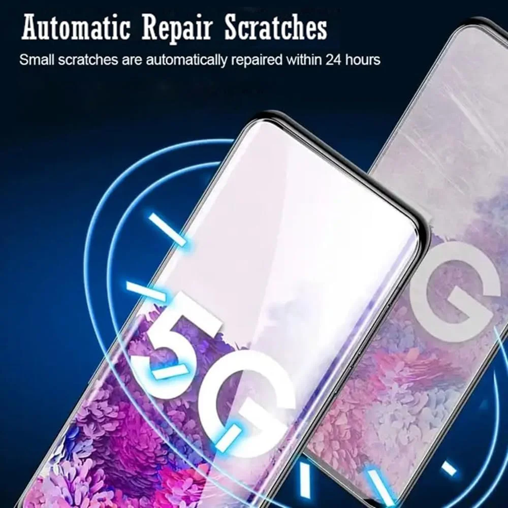 محافظ صفحه نمایش هیدروژل YiiLoxo بسته 2 عددی برای گوشی آنر 200 لایت 5G، محافظ صفحه نمایش TPU شفاف و انعطاف پذیر [بدون شیشه حرارت دیده] [پشتیبانی از اثر انگشت]