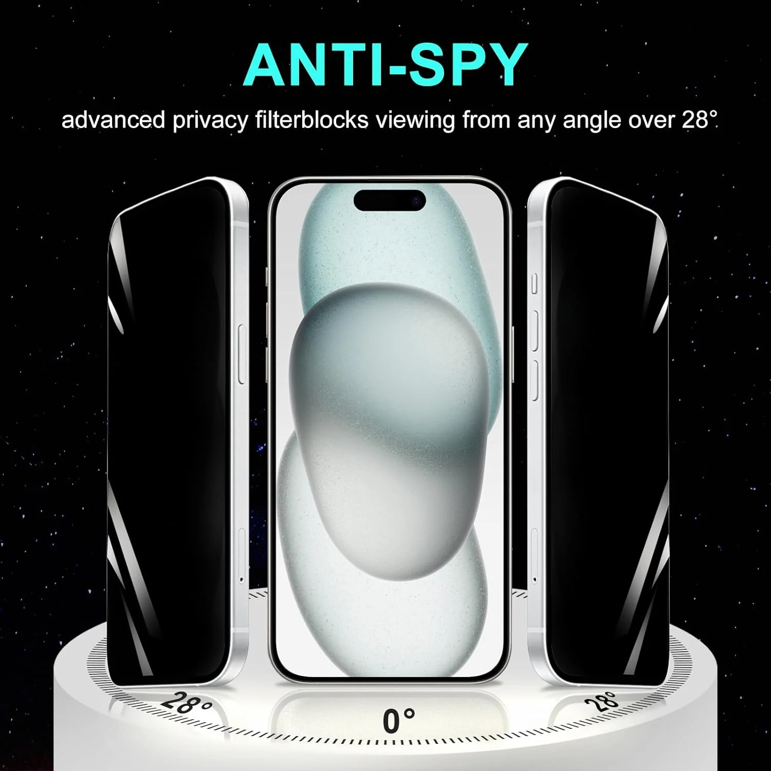 محافظ صفحه نمایش حریم خصوصی شیشه ای حرارت دیده Kiokyrgm برای گوشی های Honor 200 Lite/400 Lite/Honor X8c، محافظ صفحه نمایش، بسته 2 عددی، شیشه 9H، فیلم ضد جاسوسی، ضد خش، محافظ حریم خصوصی پوشش کامل