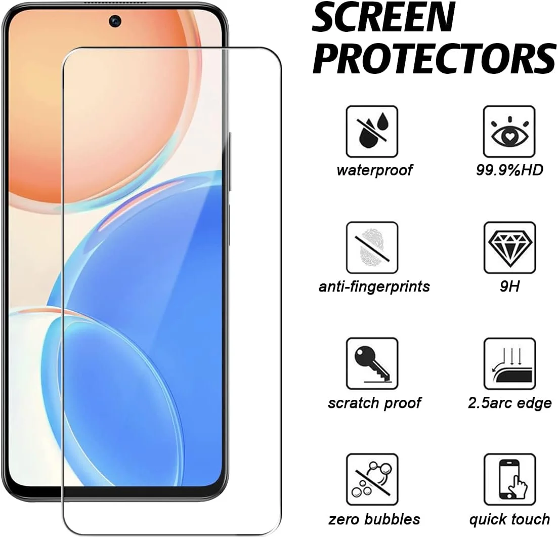قاب محافظ گوشی Reshias سازگار با Honor X8 4G (نه برای 5G)، قاب محافظ TPU نرم مشکی با دو محافظ صفحه نمایش شیشه ای حرارت دیده برای Honor X8 (6.7 اینچ) قاب محافظ گوشی Reshias سازگار با Honor X8 4G (نه برای 5G)، قاب محافظ TPU نرم مشکی با دو محافظ صفحه نمایش شیشه ای حرارت دیده برای Honor X8 (6.7 اینچ)