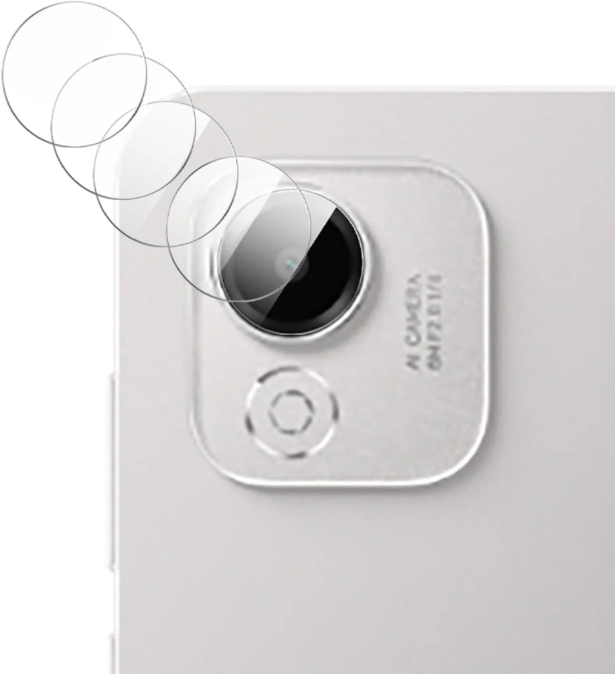 محافظ لنز دوربین عقب سازگار با Honor Pad X9a، 4 عدد شیشه حرارت دیده HD [ضد خش] محافظ دوربین شیشه ای برای Honor Pad X9a