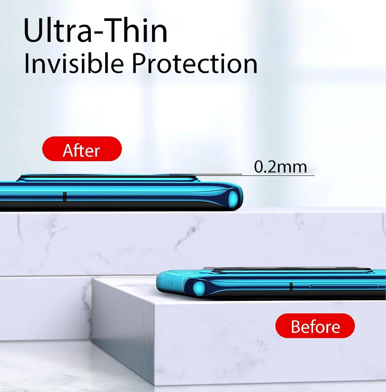 محافظ لنز دوربین عقب سازگار با Honor Pad X9a، 4 عدد شیشه حرارت دیده HD [ضد خش] محافظ دوربین شیشه ای برای Honor Pad X9a