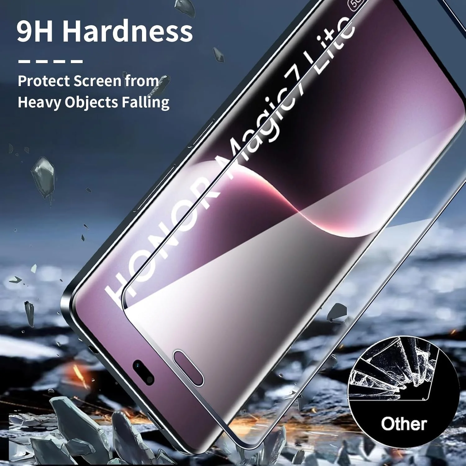 Coiwxmoi 2 عدد محافظ صفحه نمایش شیشه ای حرارت دیده برای گوشی آنر مجیک 7 لایت 5G + 2 عدد محافظ دوربین، محافظ صفحه نمایش فوق العاده مقاوم، شیشه با سختی 9H، بدون حباب، محافظ شیشه ای شفاف HD Coiwxmoi 2 عدد محافظ صفحه نمایش شیشه ای حرارت دیده برای گوشی آنر مجیک 7 لایت 5G + 2 عدد محافظ دوربین، محافظ صفحه نمایش فوق العاده مقاوم، شیشه با سختی 9H، بدون حباب، محافظ شیشه ای شفاف HD