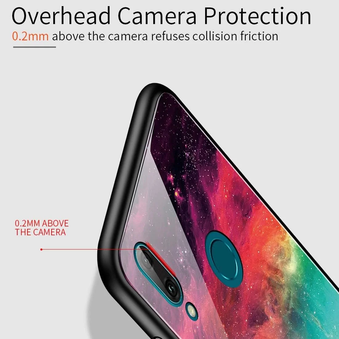 قاب محافظ شیشه ای مقاوم در برابر ضربه و TPU مدل Yyq مناسب برای گوشی هواوی Honor 10 Lite (طرح سحابی رنگارنگ) (رنگ: Rankin) قاب محافظ شیشه ای مقاوم در برابر ضربه و TPU مدل Yyq مناسب برای گوشی هواوی Honor 10 Lite (طرح سحابی رنگارنگ) (رنگ: Rankin)