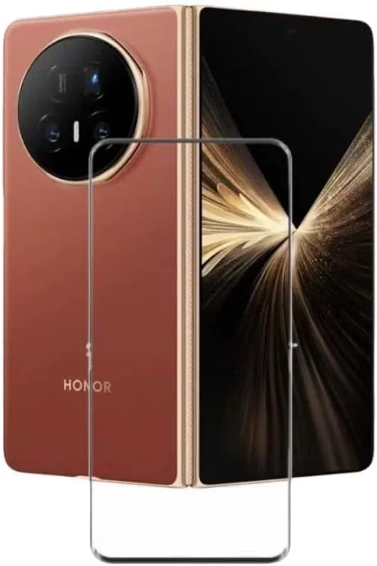 محافظ صفحه نمایش شیشه ای Gruattreay سازگار با Honor Magic V5 2025، فیلم محافظ صفحه نمایش HD و فیلم لنز، ضد انفجار با سختی بالا و ضد اثر انگشت محافظ صفحه نمایش شیشه ای Gruattreay سازگار با Honor Magic V5 2025، فیلم محافظ صفحه نمایش HD و فیلم لنز، ضد انفجار با سختی بالا و ضد اثر انگشت