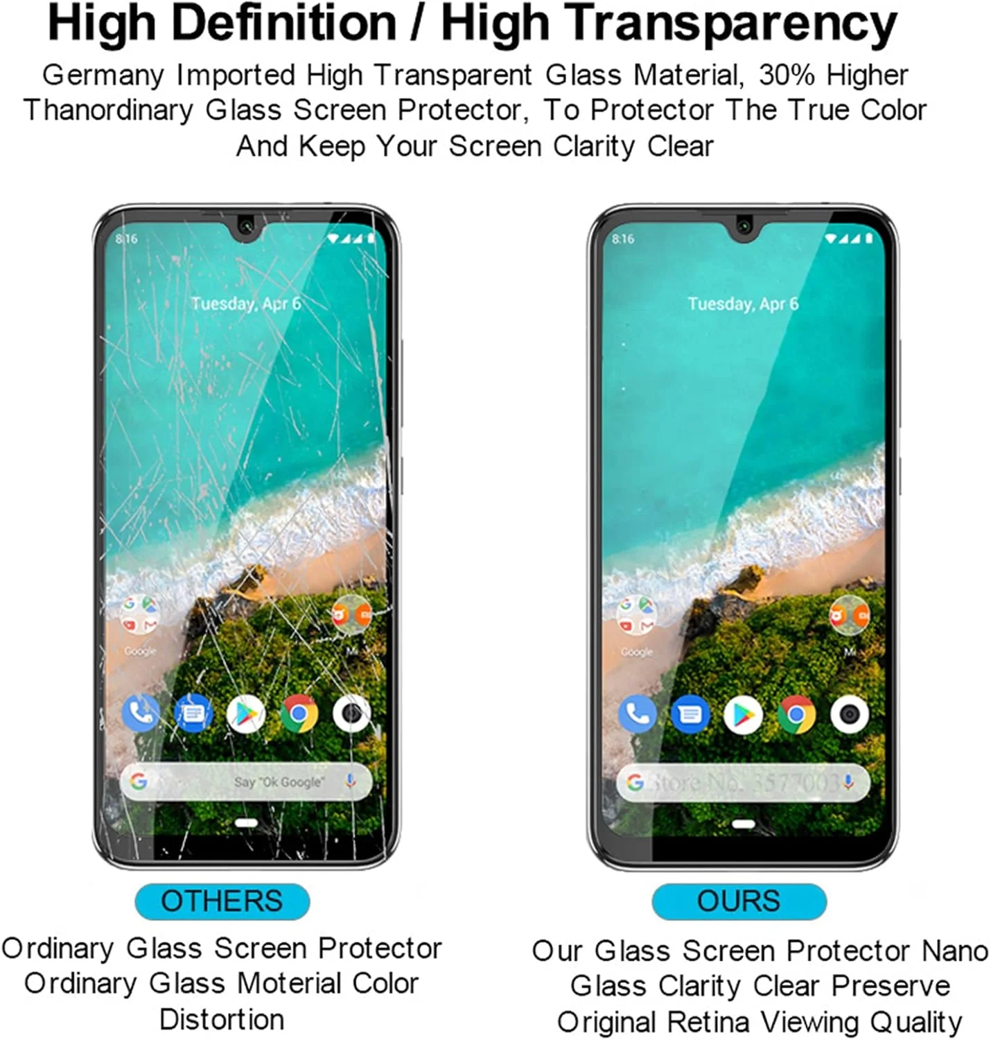 محافظ صفحه نمایش شیشه ای حرارت دیده گوشی موبایل، پوشش کامل، مناسب برای هوآوی Honor 8X (3 عدد) محافظ صفحه نمایش شیشه ای حرارت دیده گوشی موبایل، پوشش کامل، مناسب برای هوآوی Honor 8X (3 عدد)