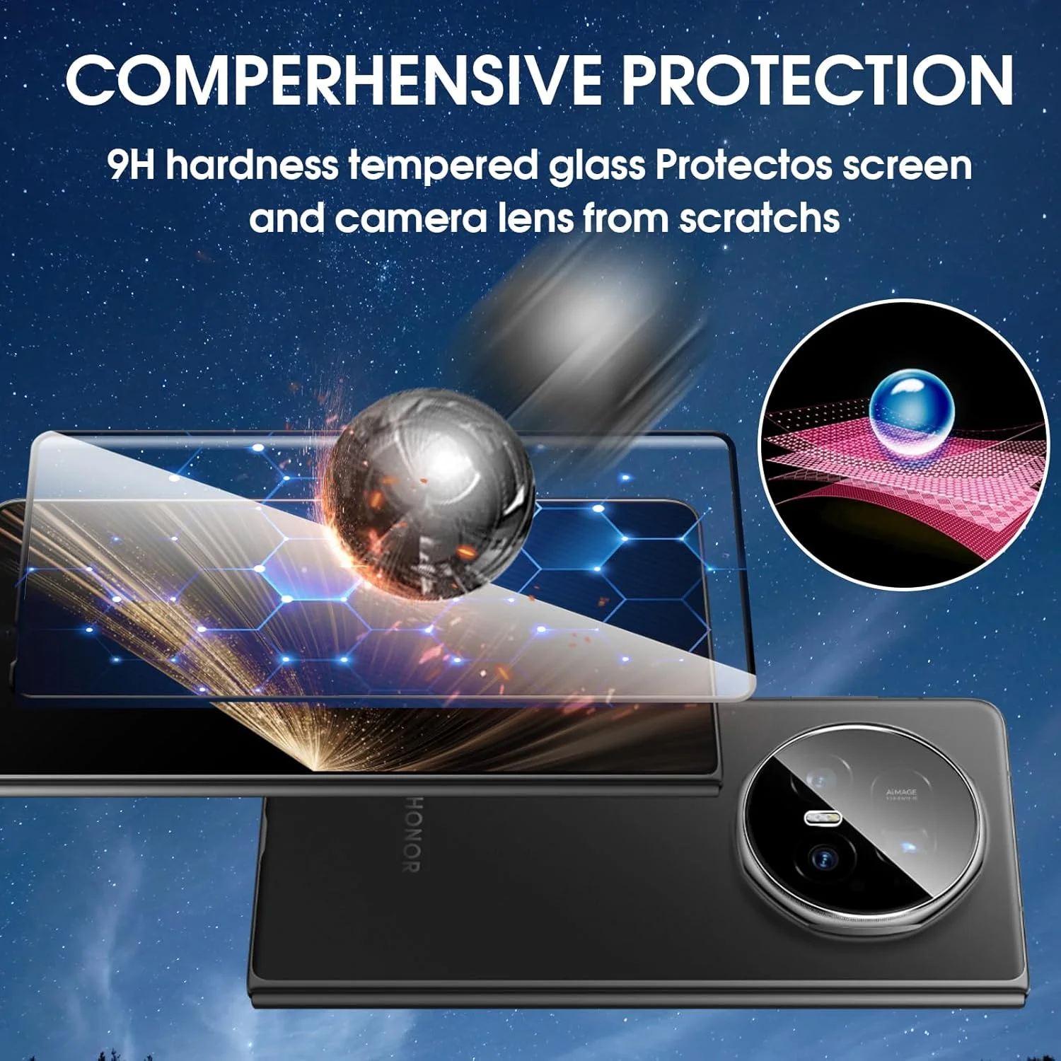 محافظ صفحه نمایش شیشه ای حرارت دیده Lutree برای گوشی آنر Magic V5، بسته 2 عددی + 2 شیشه محافظ + فیلم محافظ دوربین، محافظ صفحه نمایش HD با سختی 9H، ضد خش، محافظ صفحه نمایش بدون حباب محافظ صفحه نمایش شیشه ای حرارت دیده Lutree برای گوشی آنر Magic V5، بسته 2 عددی + 2 شیشه محافظ + فیلم محافظ دوربین، محافظ صفحه نمایش HD با سختی 9H، ضد خش، محافظ صفحه نمایش بدون حباب