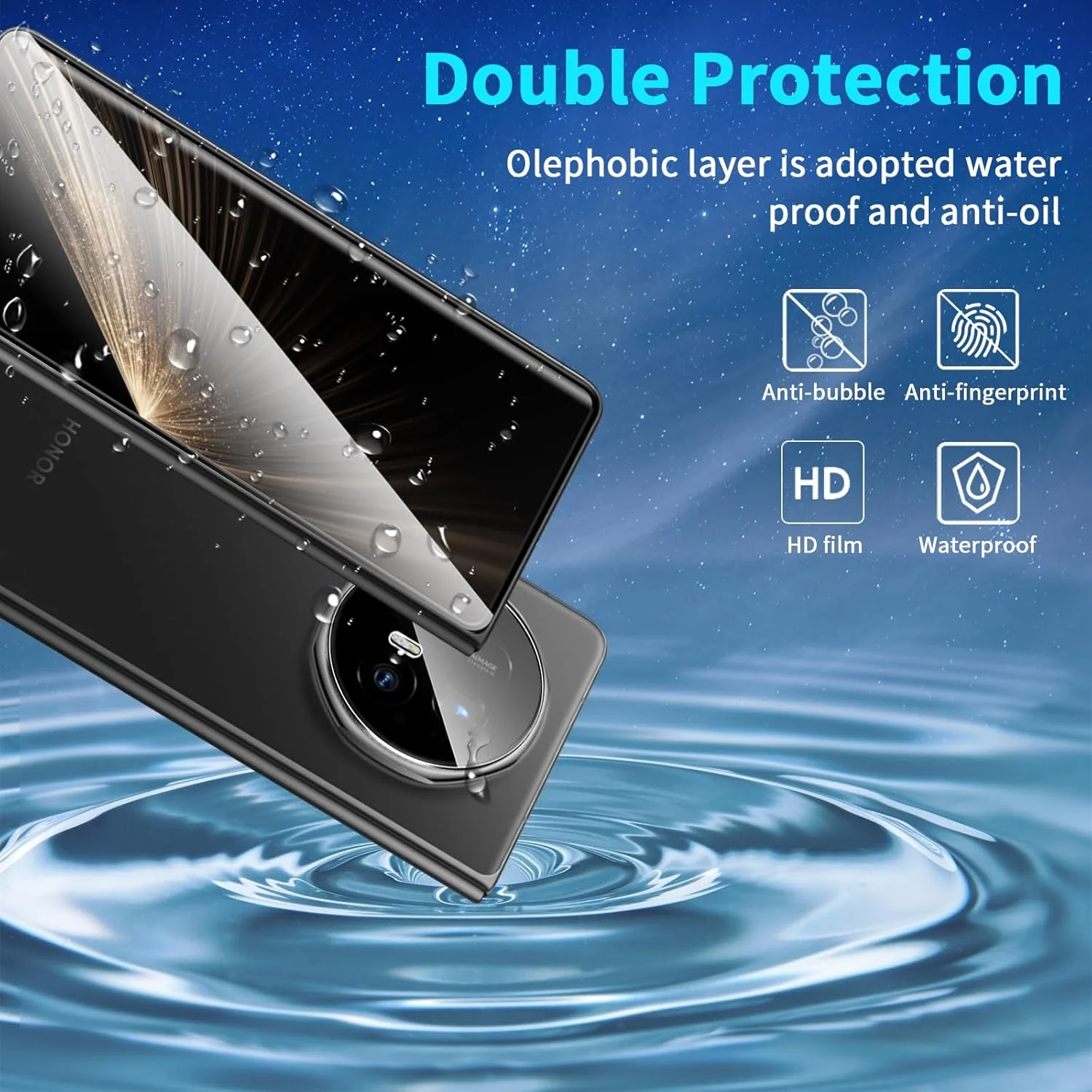 محافظ صفحه نمایش شیشه ای حرارت دیده Lutree برای گوشی آنر Magic V5، بسته 2 عددی + 2 شیشه محافظ + فیلم محافظ دوربین، محافظ صفحه نمایش HD با سختی 9H، ضد خش، محافظ صفحه نمایش بدون حباب محافظ صفحه نمایش شیشه ای حرارت دیده Lutree برای گوشی آنر Magic V5، بسته 2 عددی + 2 شیشه محافظ + فیلم محافظ دوربین، محافظ صفحه نمایش HD با سختی 9H، ضد خش، محافظ صفحه نمایش بدون حباب