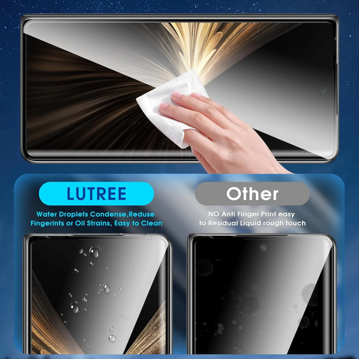 محافظ صفحه نمایش شیشه ای حرارت دیده Lutree برای گوشی آنر Magic V5، بسته 2 عددی + 2 شیشه محافظ + فیلم محافظ دوربین، محافظ صفحه نمایش HD با سختی 9H، ضد خش، محافظ صفحه نمایش بدون حباب محافظ صفحه نمایش شیشه ای حرارت دیده Lutree برای گوشی آنر Magic V5، بسته 2 عددی + 2 شیشه محافظ + فیلم محافظ دوربین، محافظ صفحه نمایش HD با سختی 9H، ضد خش، محافظ صفحه نمایش بدون حباب