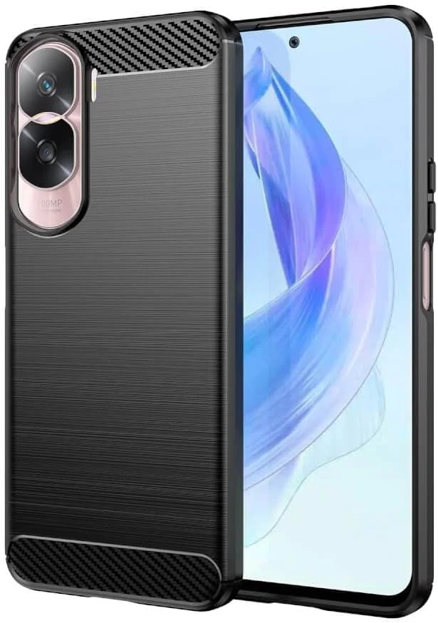 کاور SDTEK سازگار با Honor 90 Lite، محافظت 360 درجه کامل بدنه، کاور گوشی فیبر کربنی با محافظ صفحه نمایش شیشه ای حرارت دیده کاور SDTEK سازگار با Honor 90 Lite، محافظت 360 درجه کامل بدنه، کاور گوشی فیبر کربنی با محافظ صفحه نمایش شیشه ای حرارت دیده