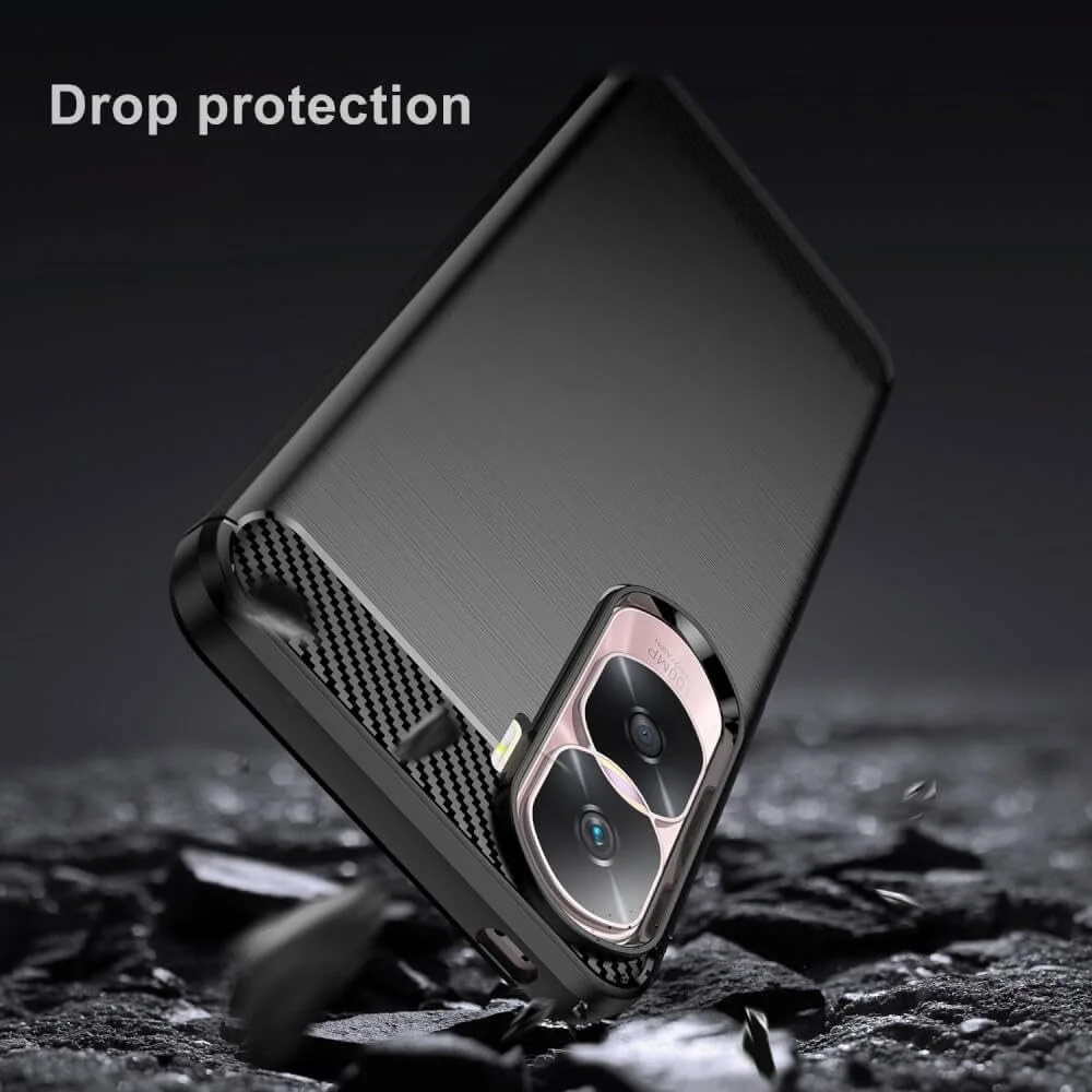 کاور SDTEK سازگار با Honor 90 Lite، محافظت 360 درجه کامل بدنه، کاور گوشی فیبر کربنی با محافظ صفحه نمایش شیشه ای حرارت دیده کاور SDTEK سازگار با Honor 90 Lite، محافظت 360 درجه کامل بدنه، کاور گوشی فیبر کربنی با محافظ صفحه نمایش شیشه ای حرارت دیده