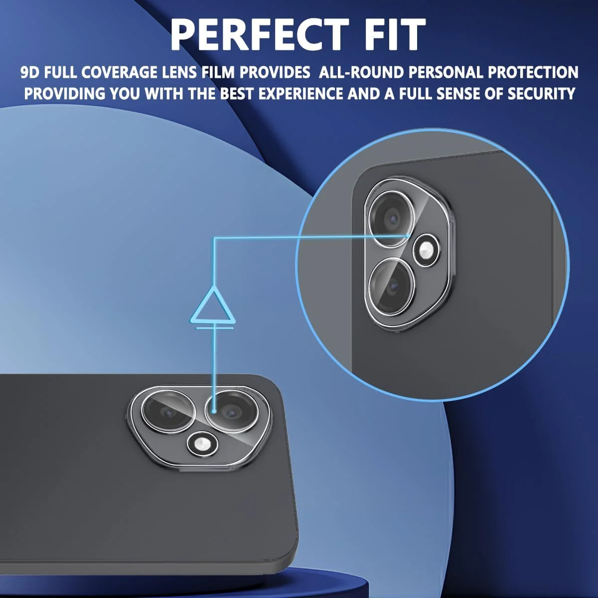 محافظ صفحه نمایش [3+3 تکه] Yieehhow برای گوشی آنر 400، شیشه حرارت دیده با سختی 9H، محافظ دوربین، فیلم شیشه ای حرارت دیده HD / بدون حباب برای آنر