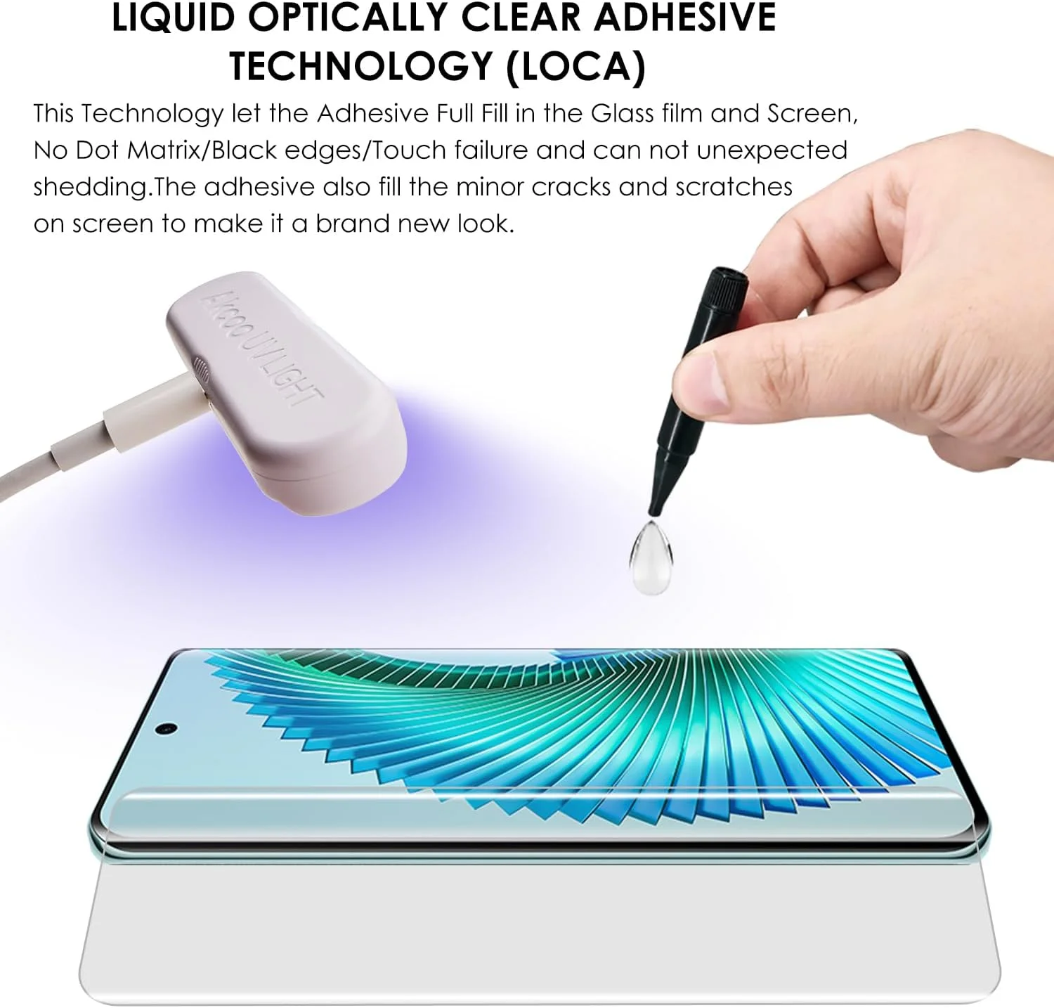 محافظ صفحه نمایش Akcoo برای آنر Magic6 Lite، شیشه حرارت دیده - بسته 3 عددی، پوشش کامل لبه به لبه، مقاوم در برابر خراش 9H، حساس به لمس، HD شفاف بدون لبه سیاه