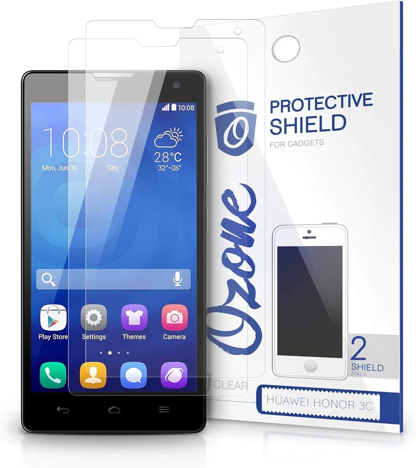 محافظ صفحه نمایش او ازون برای گوشی آنر 3C، فیلم TPU انعطاف پذیر، شفاف HD، مقاوم در برابر خراش، ضد اثر انگشت، پوشش کامل صفحه نمایش محافظ صفحه نمایش او ازون برای گوشی آنر 3C، فیلم TPU انعطاف پذیر، شفاف HD، مقاوم در برابر خراش، ضد اثر انگشت، پوشش کامل صفحه نمایش