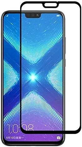 محافظ صفحه نمایش شیشه ای حرارت دیده 5D برای گوشی آنر 8X - مشکی