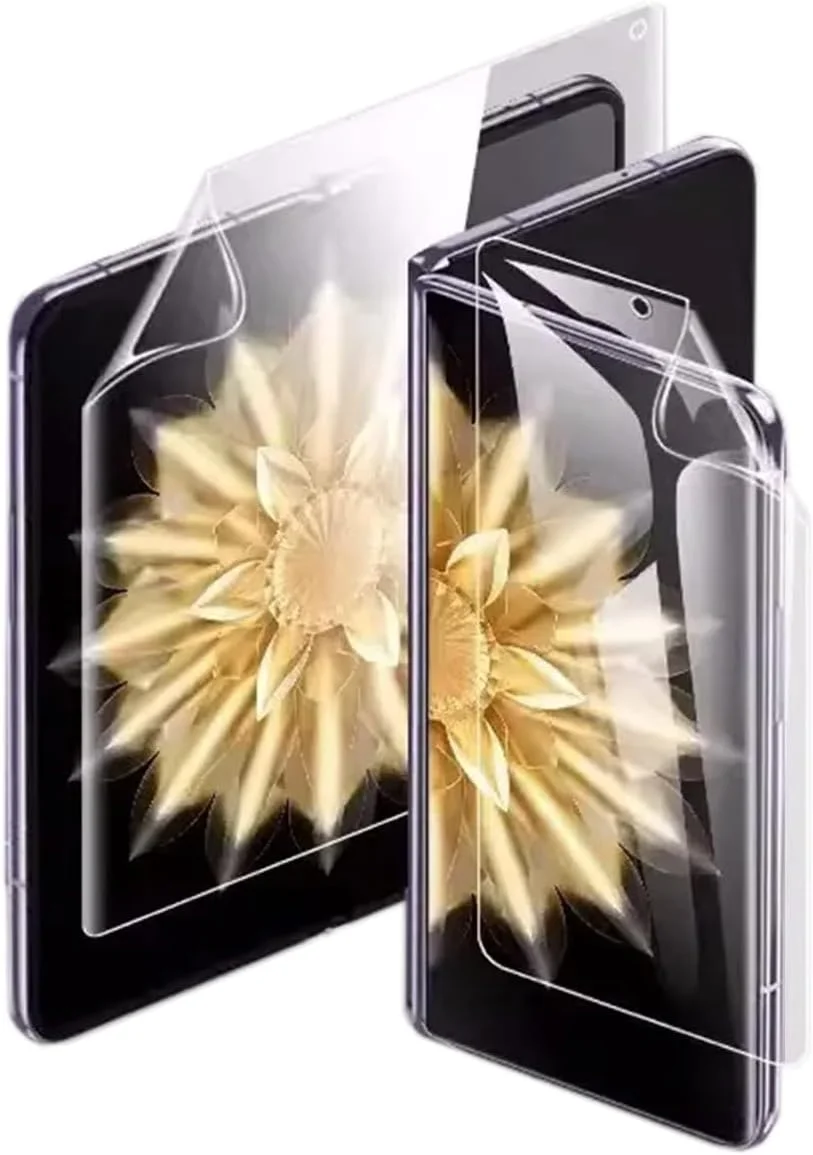 محافظ صفحه نمایش هیدروژل YiiLoxo بسته 2 عددی برای گوشی آنر مجیک V3، محافظ صفحه نمایش TPU شفاف و انعطاف پذیر [بدون شیشه حرارت دیده] [پشتیبانی از اثر انگشت]