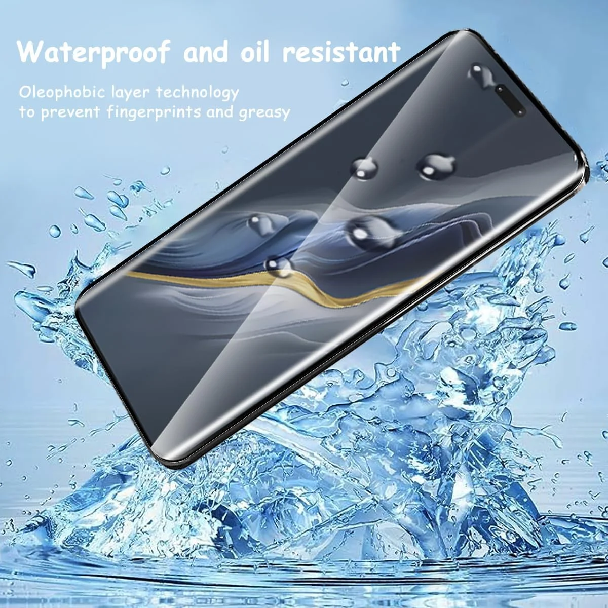 محافظ صفحه نمایش Yonntmmi برای گوشی Honor Magic 6 Pro، بسته 3 عددی محافظ صفحه نمایش شیشه ای با 1 عدد محافظ لنز دوربین، لبه های خمیده سه بعدی، سختی 9H، محافظ صفحه نمایش شیشه ای مقاوم در برابر خراش