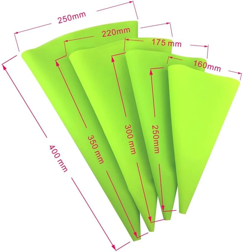 قیف شیرینی پزی Joyeee قابل استفاده مجدد، قیف های شیرینی پزی قابل استفاده مجدد برای محصولات پخته شده، کلوچه، کیک، خامه دسر، قیف پایپینگ 16 اینچ 14 اینچ 12 اینچ 10 اینچ، لوازم جانبی ابزار تزئین کیک، سفید قیف شیرینی پزی Joyeee قابل استفاده مجدد، قیف های شیرینی پزی قابل استفاده مجدد برای محصولات پخته شده، کلوچه، کیک، خامه دسر، قیف پایپینگ 16 اینچ 14 اینچ 12 اینچ 10 اینچ، لوازم جانبی ابزار تزئین کیک، سفید