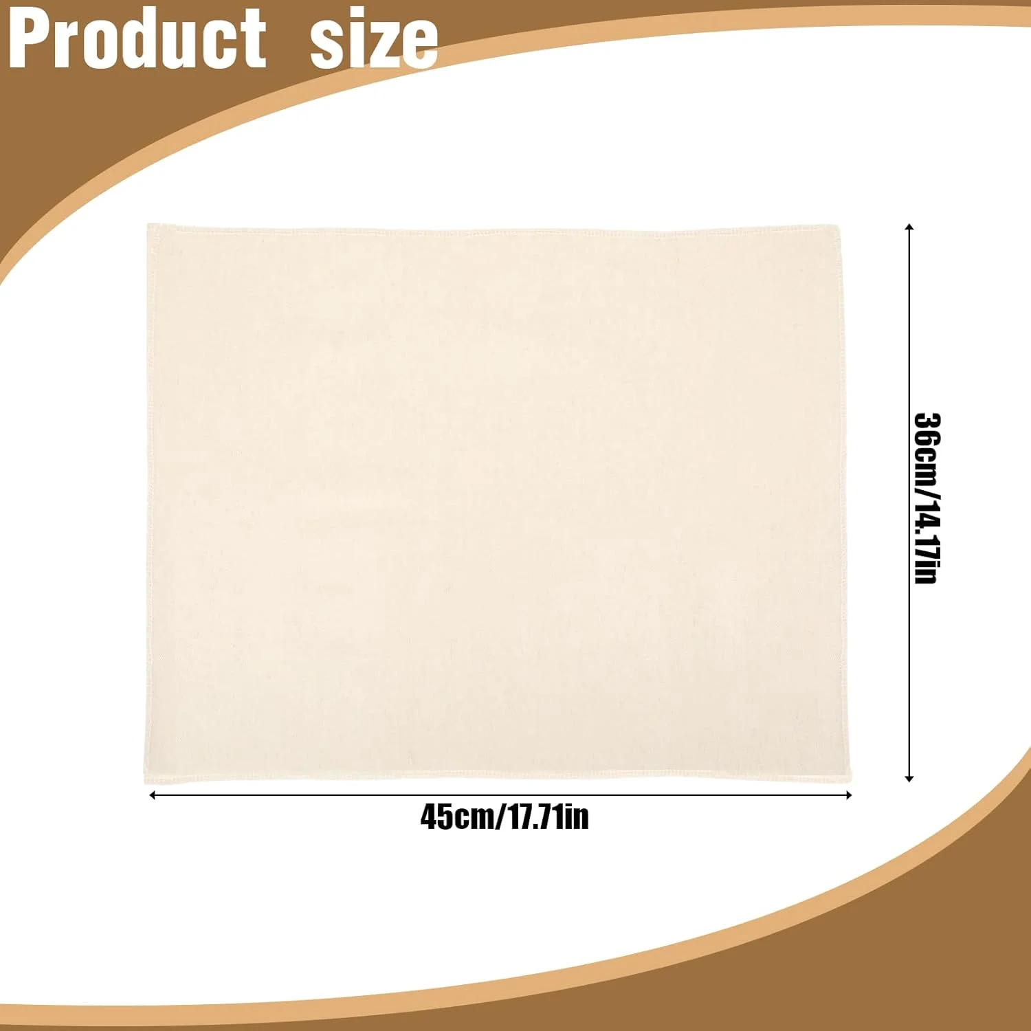 پارچه ضخیم نان برای نان خانگی، 36x45 سانتی متر، روکش پارچه ای ضد آب نان، لوازم پخت نان خمیر ترش قابل استفاده مجدد، پارچه کتانی پخت نان برای ورز دادن خمیر، شیرینی، باگت، کلوچه پارچه ضخیم نان برای نان خانگی، 36x45 سانتی متر، روکش پارچه ای ضد آب نان، لوازم پخت نان خمیر ترش قابل استفاده مجدد، پارچه کتانی پخت نان برای ورز دادن خمیر، شیرینی، باگت، کلوچه