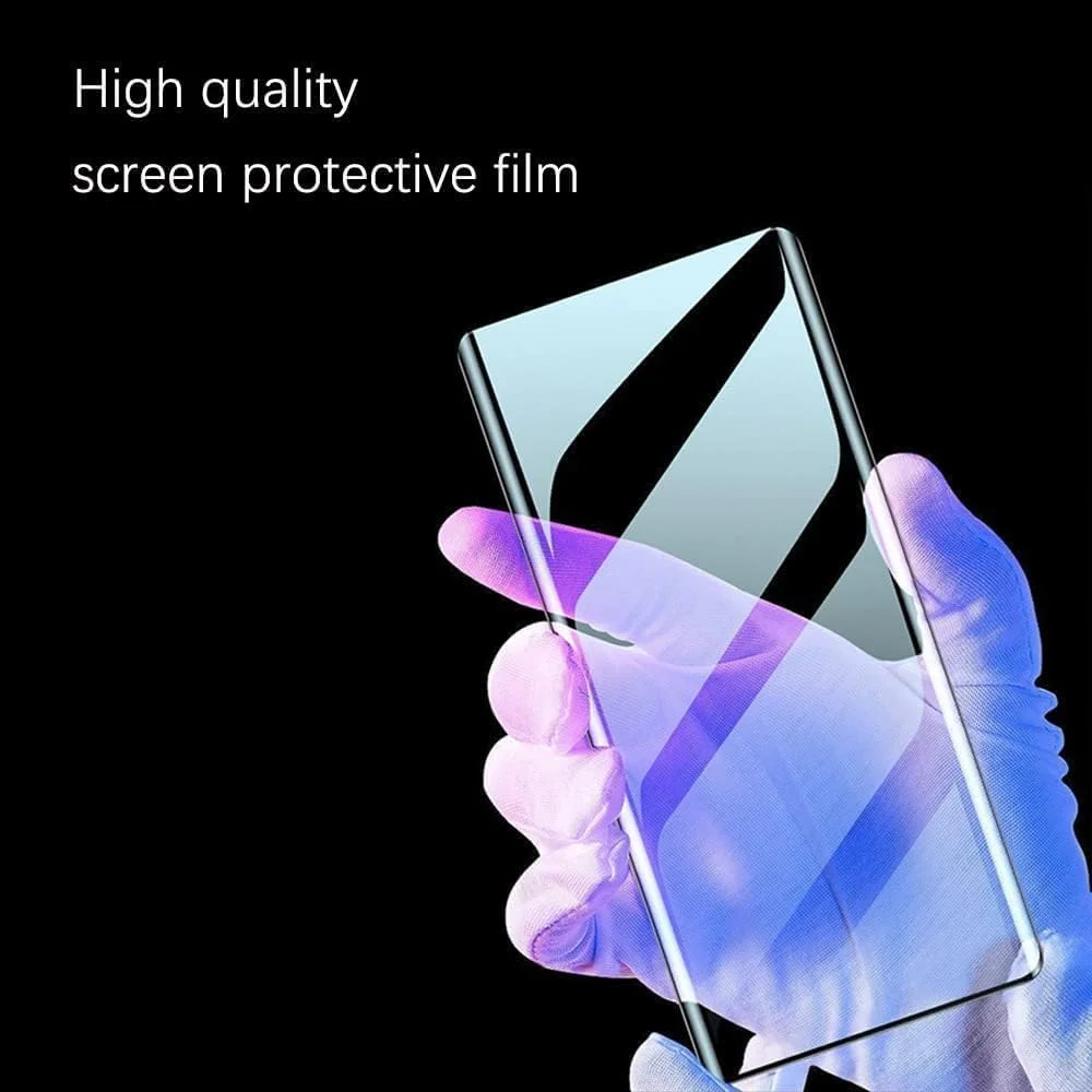 محافظ صفحه نمایش گراتری سازگار با آنر مجیک V3 بسته 2+2 عددی، 2 عدد محافظ صفحه نمایش HD، 2 عدد محافظ لنز شیشه ای حرارت دیده شفاف HD، ضد خش سختی 9H