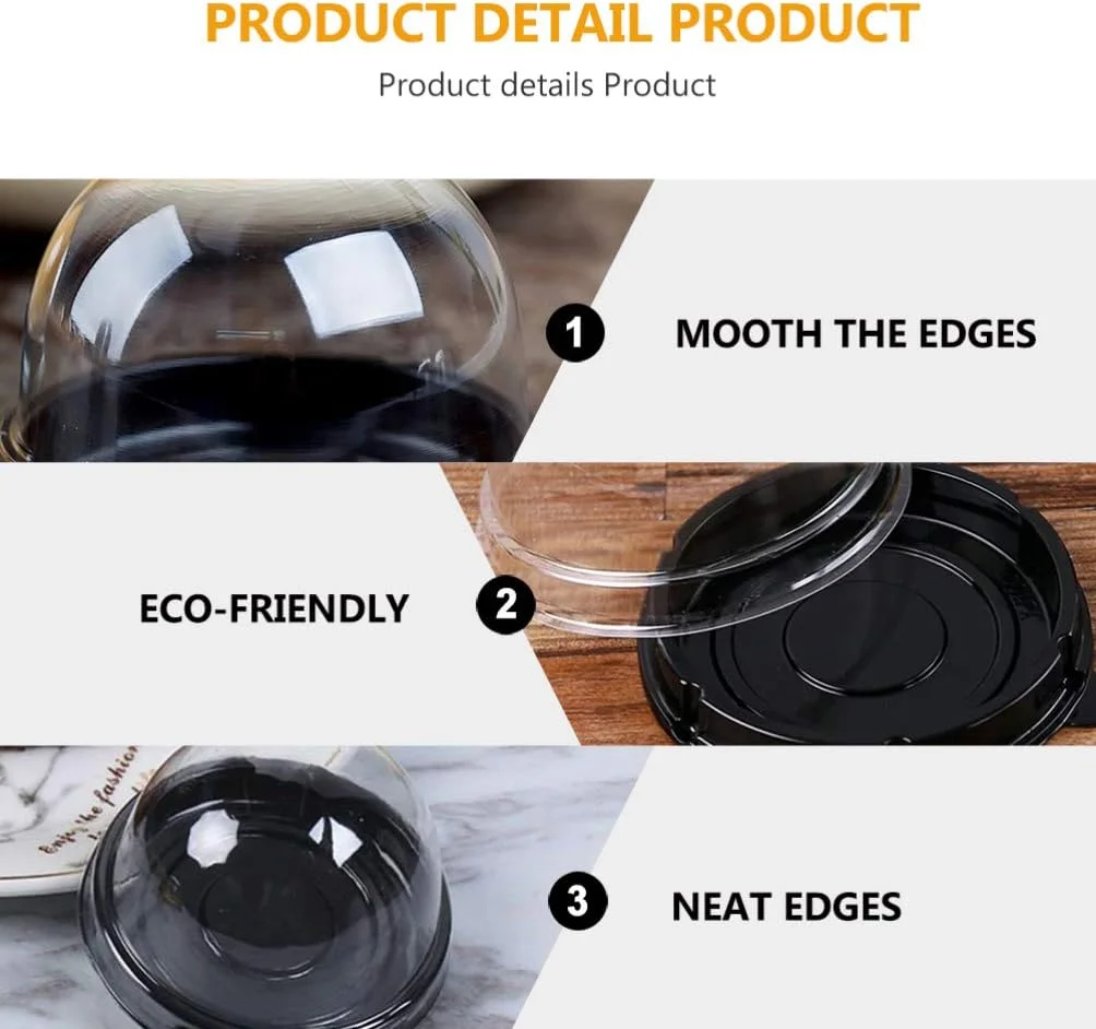 هولیبانا 200 عدد مینی جعبه کاپ کیک با گنبد شفاف، جعبه پلاستیکی شفاف مافین، شیرینی پنیر، جعبه دسر کیک ماه، نگهدارنده نمایشگر برای لوازم جشن تولد عروسی، مشکی هولیبانا 200 عدد مینی جعبه کاپ کیک با گنبد شفاف، جعبه پلاستیکی شفاف مافین، شیرینی پنیر، جعبه دسر کیک ماه، نگهدارنده نمایشگر برای لوازم جشن تولد عروسی، مشکی