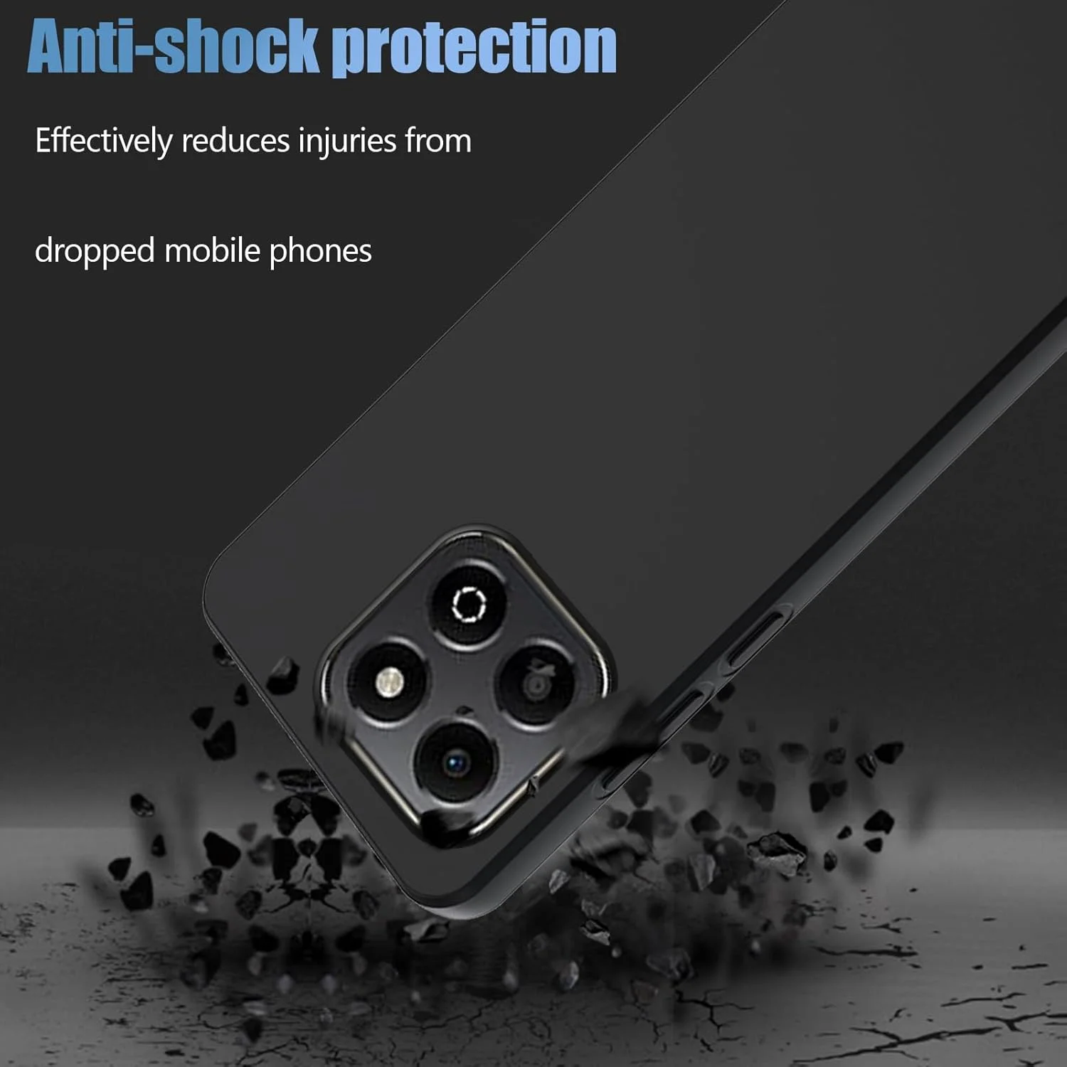 قاب گوشی Wanglaism برای Honor X6B + یک محافظ صفحه نمایش شیشه ای حرارت دیده، کاور گوشی TPU فوق العاده نازک - مشکی قاب گوشی Wanglaism برای Honor X6B + یک محافظ صفحه نمایش شیشه ای حرارت دیده، کاور گوشی TPU فوق العاده نازک - مشکی