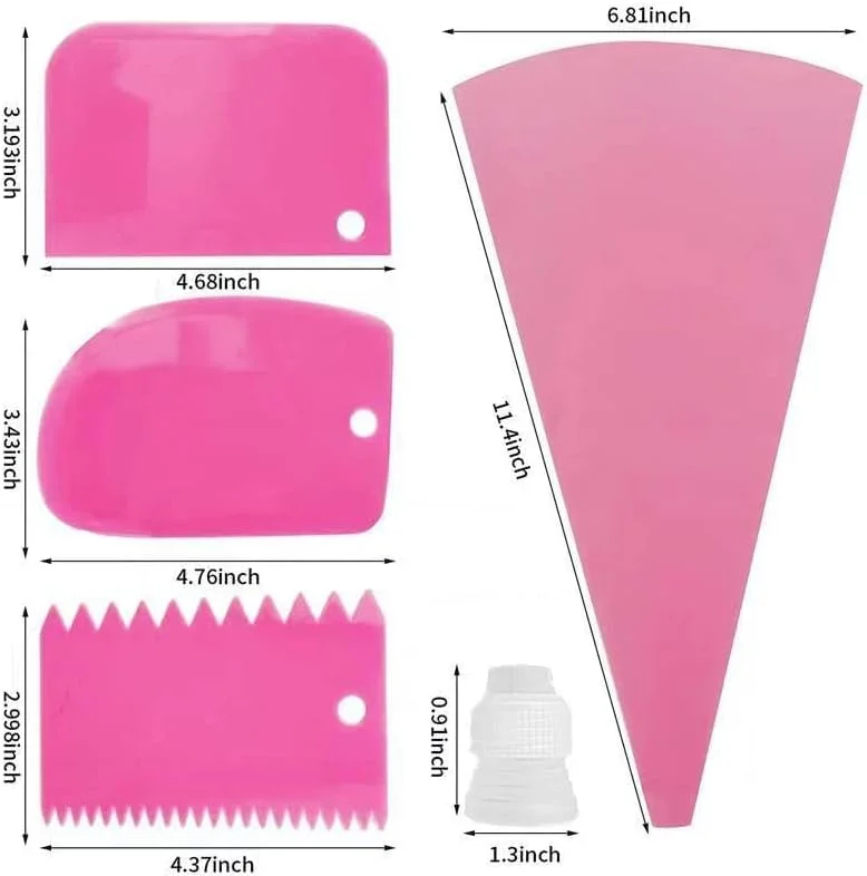 GXLONG Piping Bags and Tips Set, Cake Decorating Supplies for Baking with Reusable Pastry Bags and Tips, Standard Converters, Silicone Rings, Cake Decorating Tools for Cookie Icing, Cake, Cupcake GXLONG Piping Bags and Tips Set, Cake Decorating Supplies for Baking with Reusable Pastry Bags and Tips, Standard Converters, Silicone Rings, Cake Decorating Tools for Cookie Icing, Cake, Cupcake