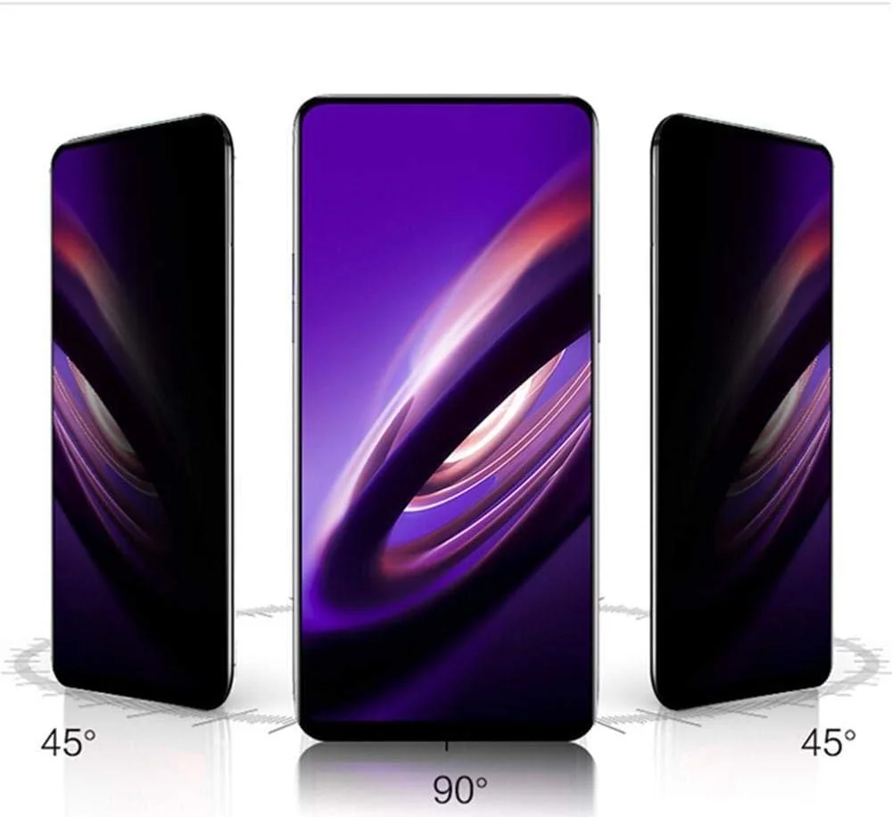 بسته 3 عددی محافظ صفحه نمایش شیشه ای حرارت دیده حریم خصوصی 9H 2.5D برای گوشی های Huawei Honor 9 Lite 9i، فیلم محافظ برای Honor 9X Pro 9 Play، محافظ صفحه نمایش ضد تابش نور برای Honor 9X