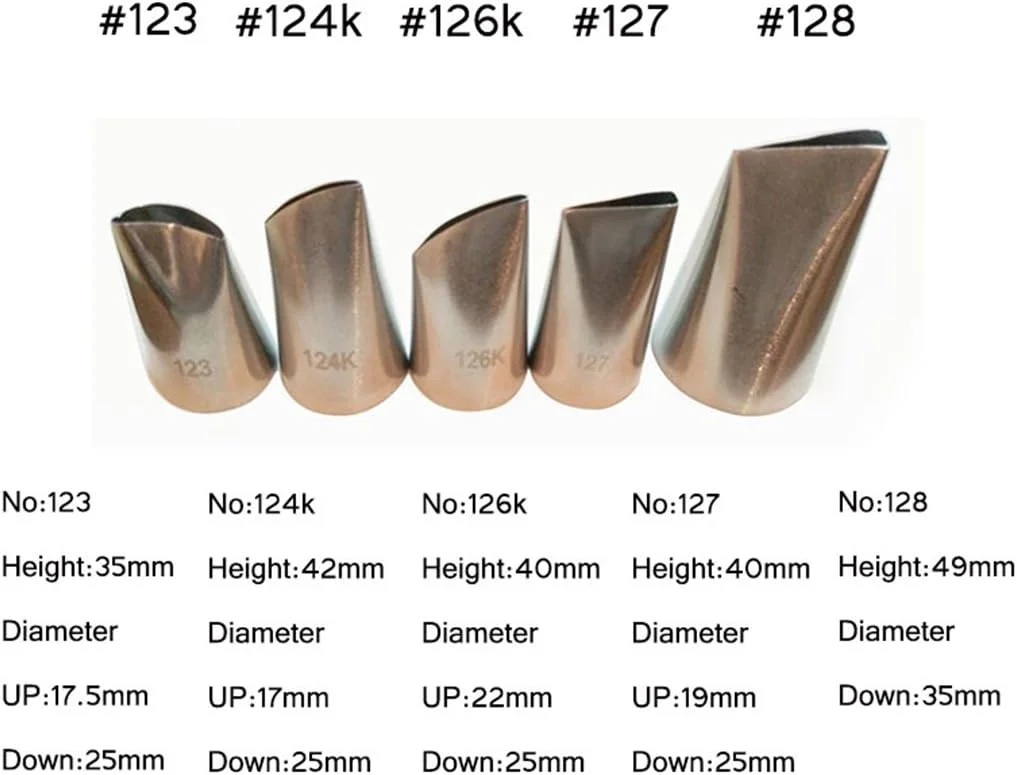سری قیف ماسوره گل رز فانتزی دی، 5 عددی، استیل ضد زنگ، لوازم تزیین کیک، تزیین کوکی، تزیین کاپ کیک، کیت های تزیین، ماسوره های تزیین خامه، ست ابزار شیرینی پزی #4 سری قیف ماسوره گل رز فانتزی دی، 5 عددی، استیل ضد زنگ، لوازم تزیین کیک، تزیین کوکی، تزیین کاپ کیک، کیت های تزیین، ماسوره های تزیین خامه، ست ابزار شیرینی پزی #4