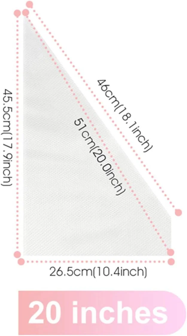کیسه قیف یکبار مصرف FantasyDay، بسته 100 عددی 50 سانتی متری، کیسه شیرینی پزی یکبار مصرف بسیار ضخیم برای تزئین کیک و کاپ کیک - کیسه شیرینی پزی ضد ترکیدگی برای خامه، آیسینگ، فراستینگ، آبنبات و لوازم تزئین کیک کیسه قیف یکبار مصرف FantasyDay، بسته 100 عددی 50 سانتی متری، کیسه شیرینی پزی یکبار مصرف بسیار ضخیم برای تزئین کیک و کاپ کیک - کیسه شیرینی پزی ضد ترکیدگی برای خامه، آیسینگ، فراستینگ، آبنبات و لوازم تزئین کیک
