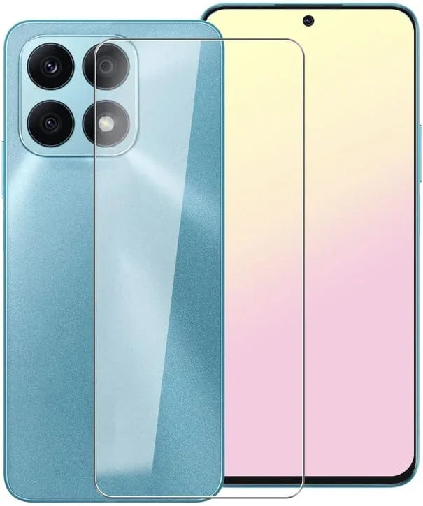 محافظ صفحه نمایش HD مدل WXPPJ برای گوشی آنر X8a (6.75 اینچ)، سختی 9H، ضد اثر انگشت، حساس به لمس، محافظ صفحه نمایش شیشه ای حرارت دیده ضد خش برای آنر X8a، بسته 1 عددی