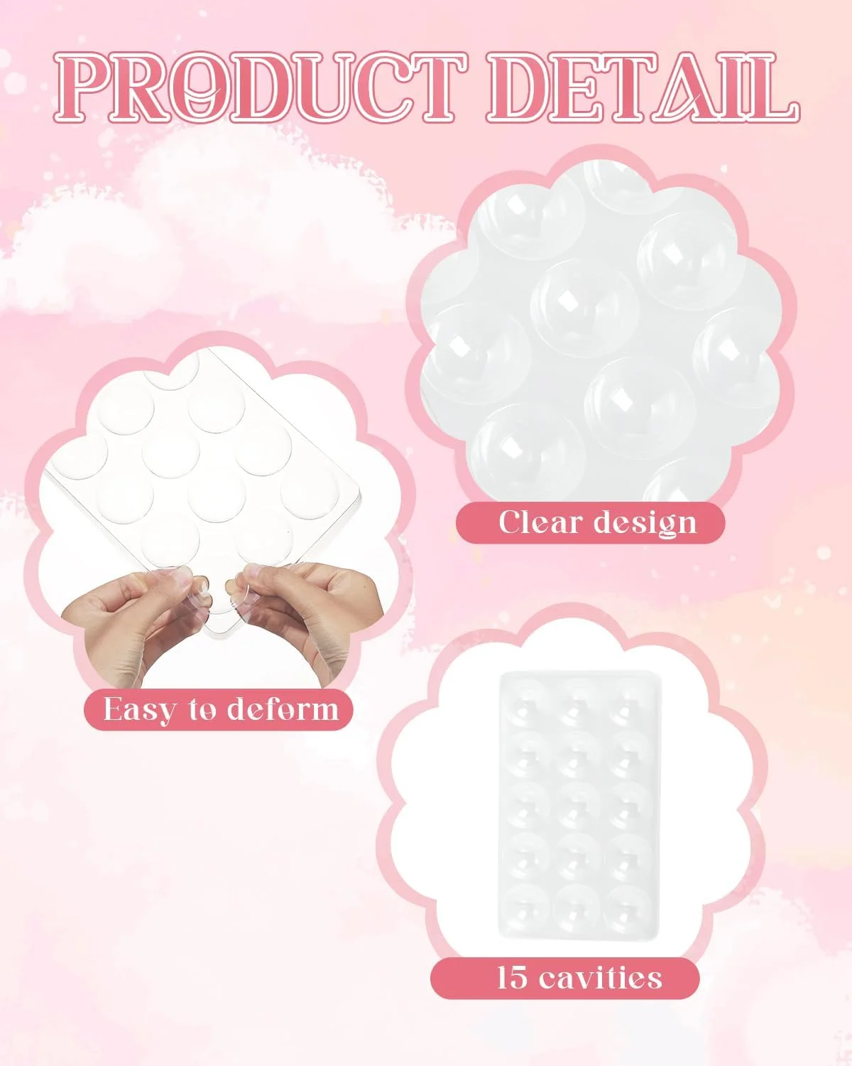 قالب خشک کن گل شکری EORTA، بسته 2 عددی/30 حفره، سینی شکل دهی فوندانت، ابزار پخت و پز تزئین کیک پلاستیکی برای کاردستی شکر، خمیر لثه، شکلات، شفاف، 23 در 14 سانتیمتر قالب خشک کن گل شکری EORTA، بسته 2 عددی/30 حفره، سینی شکل دهی فوندانت، ابزار پخت و پز تزئین کیک پلاستیکی برای کاردستی شکر، خمیر لثه، شکلات، شفاف، 23 در 14 سانتیمتر