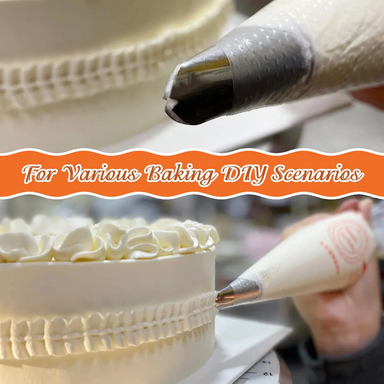 قیف های ماسوره ای طرح برگ ExceLife، 5 عددی، نازل های ماسوره ای استیل ضد زنگ، لوازم تزئین کیک برای شیرینی پزی، فوندانت، ابزار پخت DIY، طرح برگ قیف های ماسوره ای طرح برگ ExceLife، 5 عددی، نازل های ماسوره ای استیل ضد زنگ، لوازم تزئین کیک برای شیرینی پزی، فوندانت، ابزار پخت DIY، طرح برگ