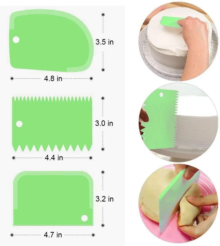 62 PCS Cake Decorating Tools Supplies Turntable Pastry Nozzles Kits,for Cream Confectionery Bags Icing Piping Nozzles Tips Baking Tools for Cakes, Cupcakes, Cookies, Pastries, Beginners