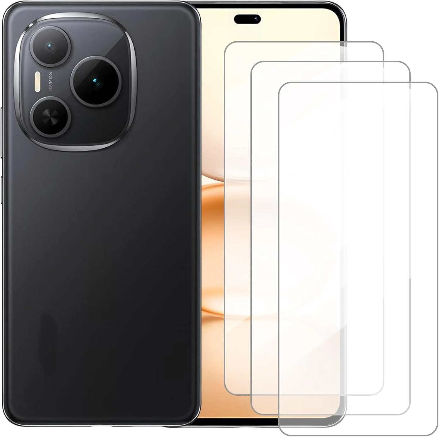 محافظ صفحه نمایش دامولون سازگار با Honor Power (6.78 اینچ) [بسته 3 عددی] محافظ صفحه نمایش شیشه ای حرارت دیده مناسب برای Honor Power