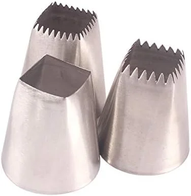 ۶ عدد ماسوره استیل مربع شکل برای خامه کشی و تزیین کیک و شیرینی ۶ عدد ماسوره استیل مربع شکل برای خامه کشی و تزیین کیک و شیرینی