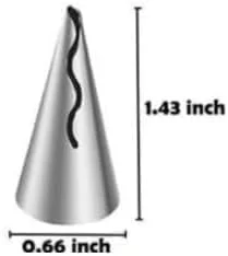 ست ماسوره دامن پلیسه نقره ای، ست نوک ماسوره روسی استیل ضد زنگ برای خمیر فوندانت، لوازم تزیین کیک، ابزار پخت، ابزار تزیین، نوک های آیسینگ و پایپینگ (#080)