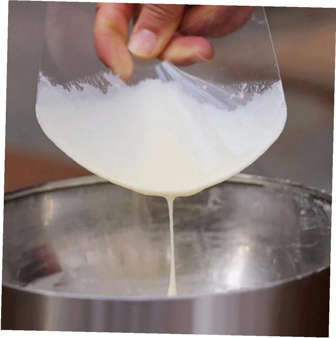 ست 5 عددی کاردک پلاستیکی شفاف و انعطاف پذیر برای صاف کردن خمیر کیک، نان، شیرینی و لوازم تزئین کیک قنادی