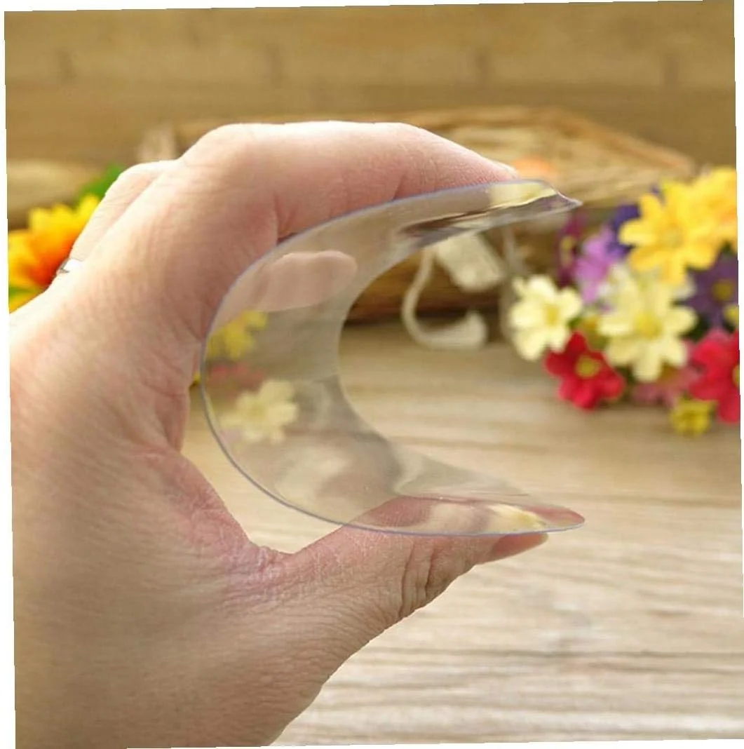 ست 5 عددی کاردک پلاستیکی شفاف و انعطاف پذیر برای صاف کردن خمیر کیک، نان، شیرینی و لوازم تزئین کیک قنادی