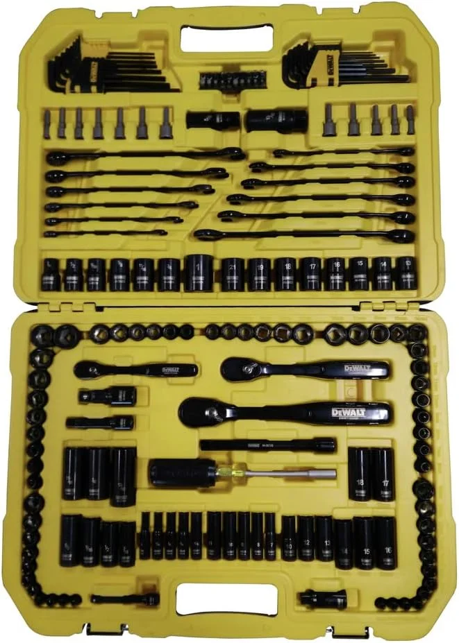 مجموعه آچار بکس مکانیکی دیوالت، پرداخت کروم مشکی، 181 تکه (DWMT81522) مجموعه آچار بکس مکانیکی دیوالت، پرداخت کروم مشکی، 181 تکه (DWMT81522)