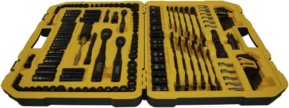 مجموعه آچار بکس مکانیکی دیوالت، پرداخت کروم مشکی، 181 تکه (DWMT81522) مجموعه آچار بکس مکانیکی دیوالت، پرداخت کروم مشکی، 181 تکه (DWMT81522)