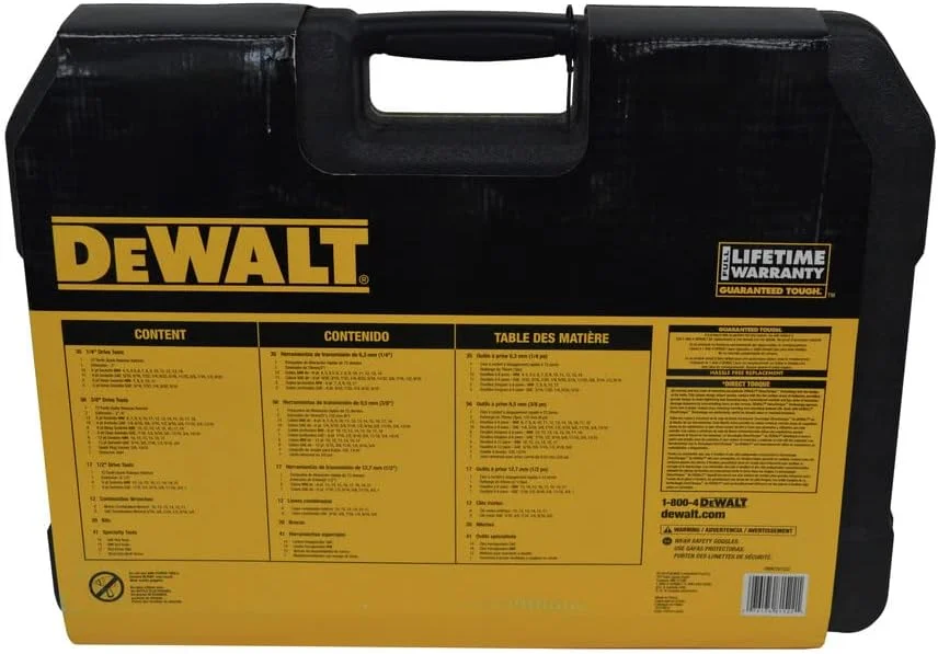مجموعه آچار بکس مکانیکی دیوالت، پرداخت کروم مشکی، 181 تکه (DWMT81522) مجموعه آچار بکس مکانیکی دیوالت، پرداخت کروم مشکی، 181 تکه (DWMT81522)
