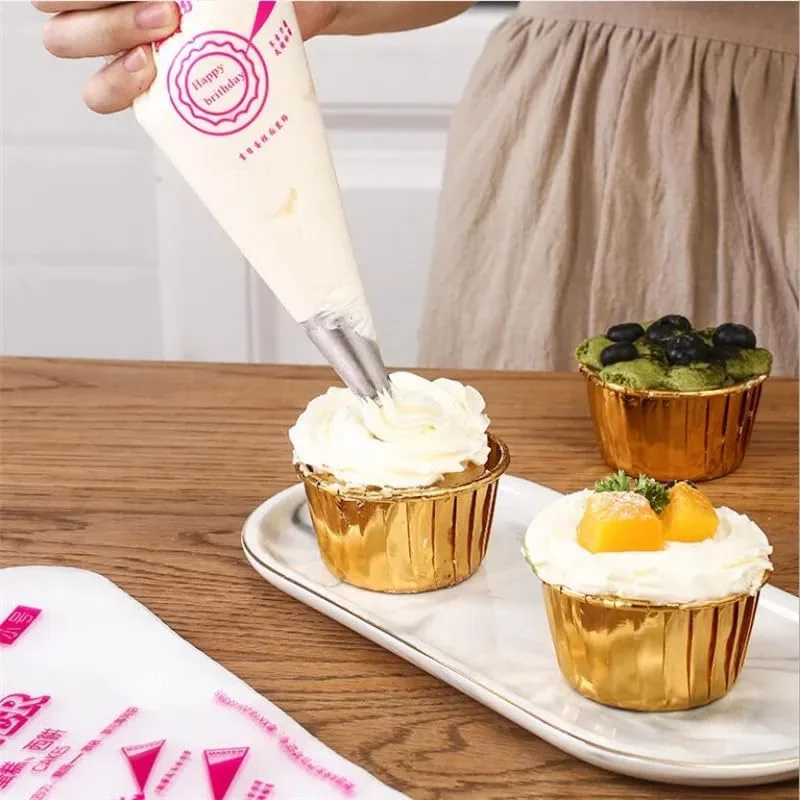 کیسه شیرینی پزی یکبار مصرف - کیسه های قیف 11 اینچی - 200 عدد - کیسه های تزئین کیک و کاپ کیک، خامه فوندانت، نوک شیرینی پزی - کیسه های شیرینی پزی - کیسه های قیف خامه برای فراستینگ - ایده آل برای کیک و کلوچه کیسه شیرینی پزی یکبار مصرف - کیسه های قیف 11 اینچی - 200 عدد - کیسه های تزئین کیک و کاپ کیک، خامه فوندانت، نوک شیرینی پزی - کیسه های شیرینی پزی - کیسه های قیف خامه برای فراستینگ - ایده آل برای کیک و کلوچه