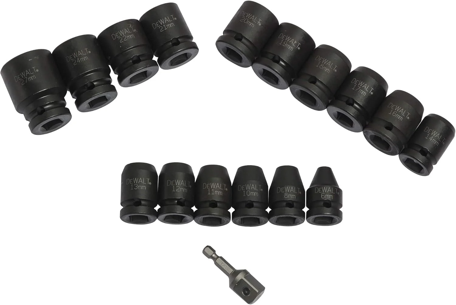 مجموعه 17 عددی بکس ضربه ای دیوالت مدل DT7506-QZ مجموعه 17 عددی بکس ضربه ای دیوالت مدل DT7506-QZ